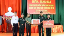 Deputy Minister Dang Hong Duc visits Nho Quan Wounded and Sick War Veterans Nursing Center