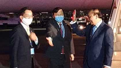 President Phuc arrives in New York for UNGA’s 76th session
