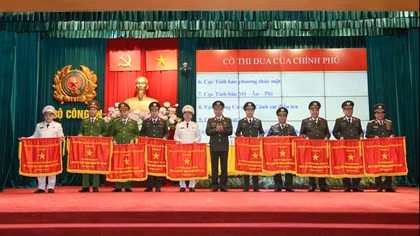 Public Security units honored for outstanding achievements