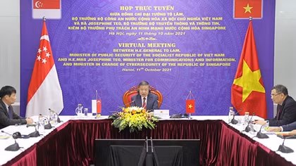 Vietnam and Singapore strengthen cooperation in cyber security