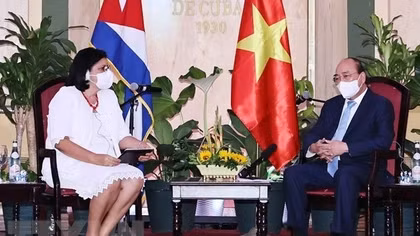 President receives leaders of Cuba – Vietnam friendship organisations