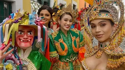 VN contestant shines in Dance of the World segment at Miss World