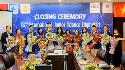 Vietnam wins four golds, two silvers at Int’l Junior Science Olympiad