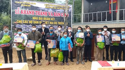 New gratitude houses for Bru people in Quang Binh