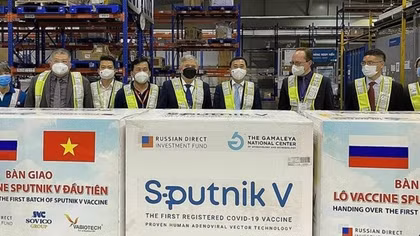Vietnam receives 740,000 Sputnik V vaccine doses