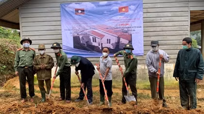 Construction of Vietnam-funded local police stations in Laos starts