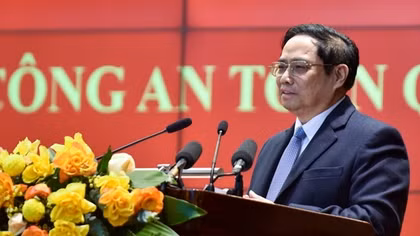 PM Pham Minh Chinh: Public Security Forces must be "sharp sword" and "solid shield" of the Party, State and people