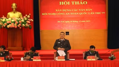 MPS holds workshop on drafting documents for 77th National Public Security Conference