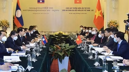 Vietnam, Laos hold 31st annual border meeting