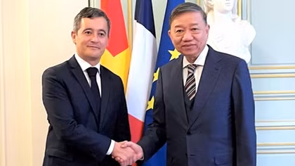 Minister To Lam has talks with French Interior Minister