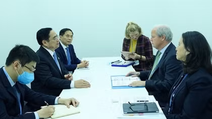 PM meets with World Bank leader in Glasgow