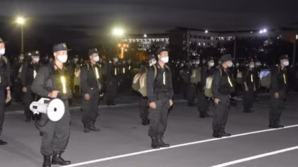 250 mobile policemen reinforced to Binh Duong