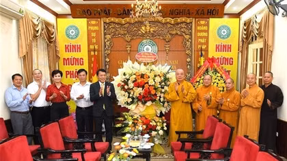 MPS leaders congratulate Vietnam Buddhist Sangha on Buddha's 2568th birthday