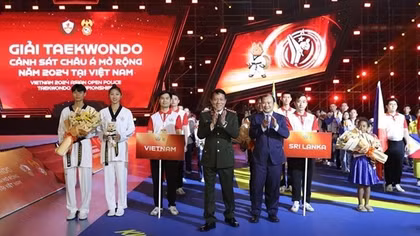 2024 Asian Open Police Taekwondo Championships kicks off
