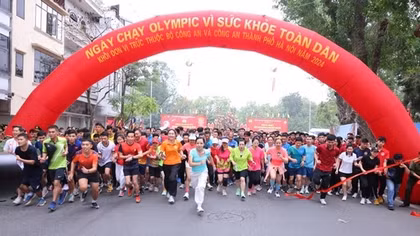Ministry of Public Security organizes 2024 Olympic Running Day