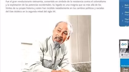 Argentine press praises President Ho Chi Minh's revolutionary career