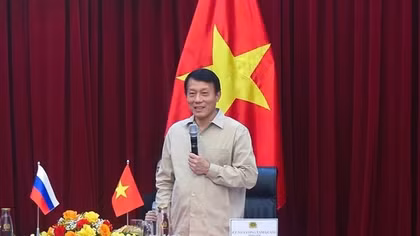 Minister Luong Tam Quang hosts children of Russian Ministry of Internal Affairs’ officials