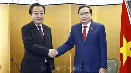 NA Chairman receives leader of Constitutional Democratic Party of Japan