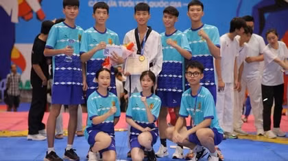 Public Security Taekwondo Team wins 2 golds at National Age Groups Taekwondo Championship