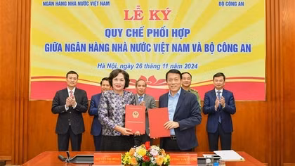 Ministry of Public Security, State Bank of Vietnam sign coordination regulations
