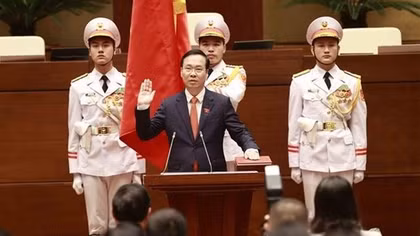 State President Vo Van Thuong delivers inauguration speech