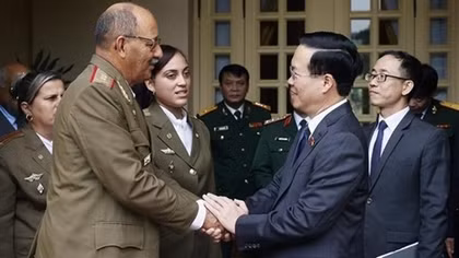 State leader hosts Chief of General Staff of Cuban Revolutionary Armed Forces