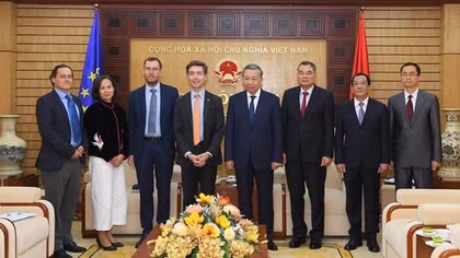 Minister To Lam receives Ambassador of the European Union to Vietnam