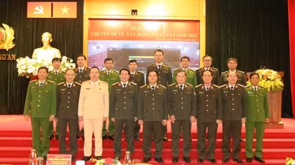 Ministry of Public Security holds symposium on law-making plan for 2023