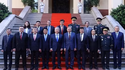 Mongolian National Security Council visits Vietnam's Ministry of Public Security