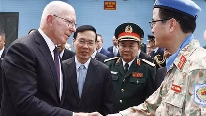 Australian Governor-General hails Vietnamese peacekeepers' contributions