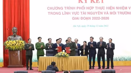 Ministry of Public Security, Ministry Natural Resources and Environment sign cooperation deal