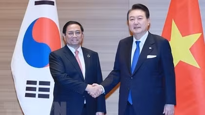 Vietnamese PM meets RoK President