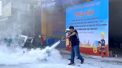 Hanoi police promote “inter-family fire safety group” model