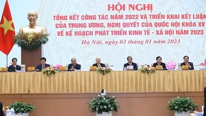Government-to-localities conference opens to review 2022 performance, launch 2023 tasks