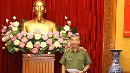 Minister To Lam works with Dong Nai Provincial Party Committee