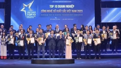 Vietnam’s Top 10 digital technology companies named for 2023