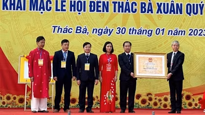 Thac Ba Temple recognised as national relic site