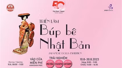 Japanese dolls displayed at Bac Giang exhibition