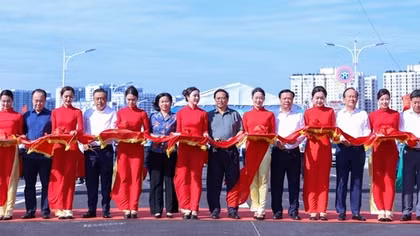 PM inaugurates Vinh Tuy 2 bridge in Hanoi capital