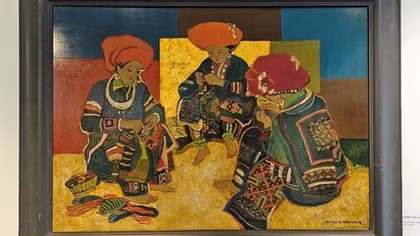 French painting exhibition displays contemporary Vietnamese art