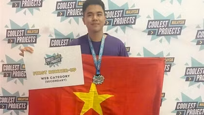 Vietnamese student wins big at international programming contest