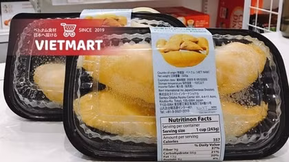 Vietnamese durian becomes a "hot" product in Japan