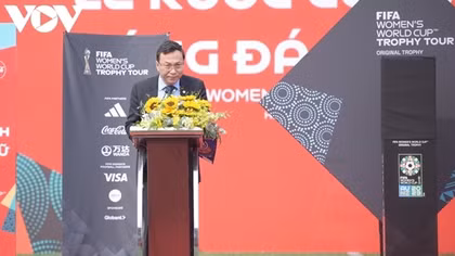 FIFA Women’s World Cup trophy arrives in Vietnam