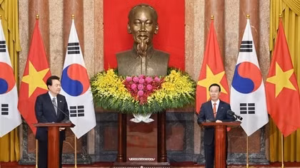 Vietnamese, RoK Presidents hold talks