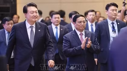 Vietnamese, RoK leaders attend Vietnam-RoK business forum