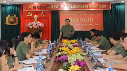 Department of Legislation and Administrative, Judicial Reform reviews results of implementing tasks