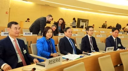 Vietnam makes active contributions to UN Human Rights Council session