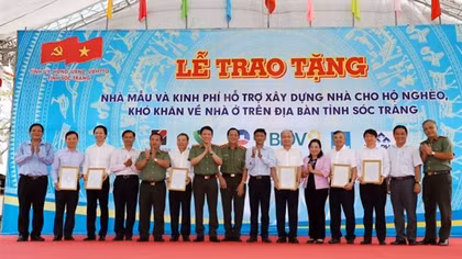 Ministry of Public Security plans to build 1,200 houses for poor households in Soc Trang