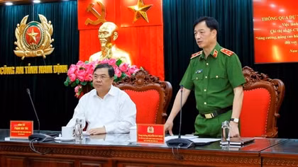 Nam Dinh police successfully implement Directive No. 36-CT/TW
