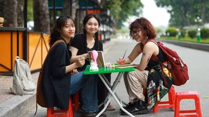 New creative space opens in Thong Nhat Park